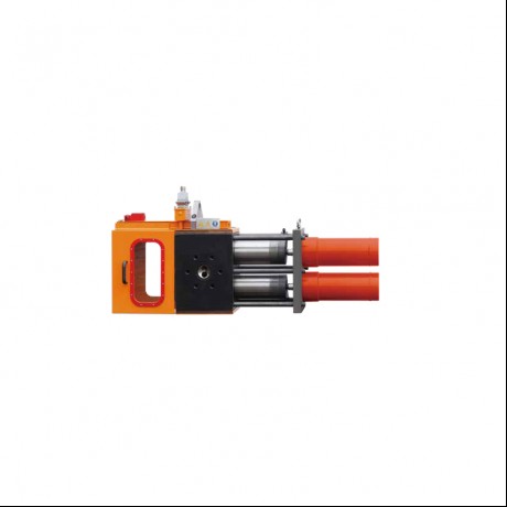 Duebel Kolonn mat duebel schaffen Positioun Hydraulesch Écran Changer Serie