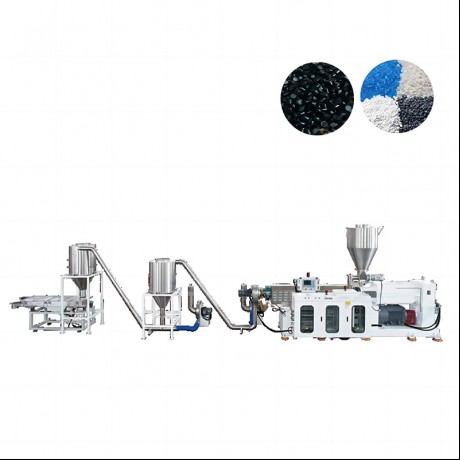 PVC Konter Rotatioun Parallel Zwilling-Screw Pelletizing Extrusion Linn