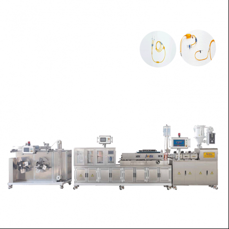 Dräi Schichten (Zwee Schichten) vun Medical Light-Beweis Infusioun Tube Extrusion Linn