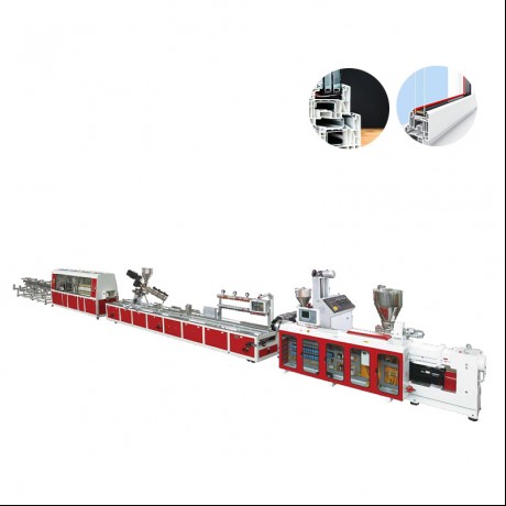 JWELL PVC Fënsteren High Speed ​​Profil Extrusion Linn