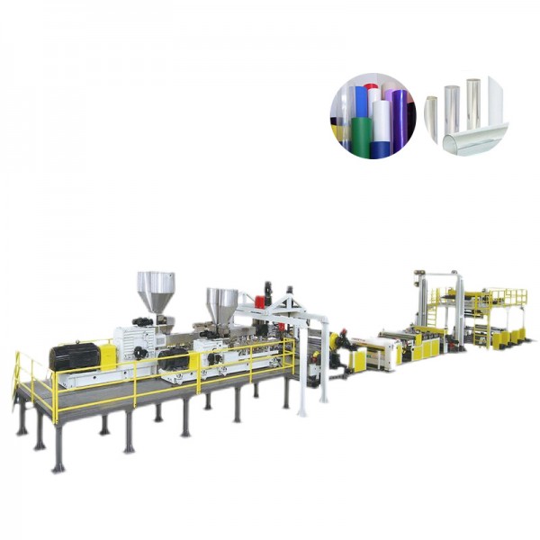 Zwilling Screw Dryer-gratis Vented PET Sheet Extrusion Linn
